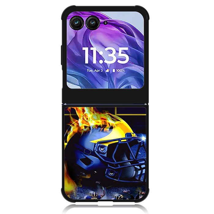 Michigan Football Motorola Moto Razr Plus 2024 , Moto Razr+ 2024 Case OV3300
