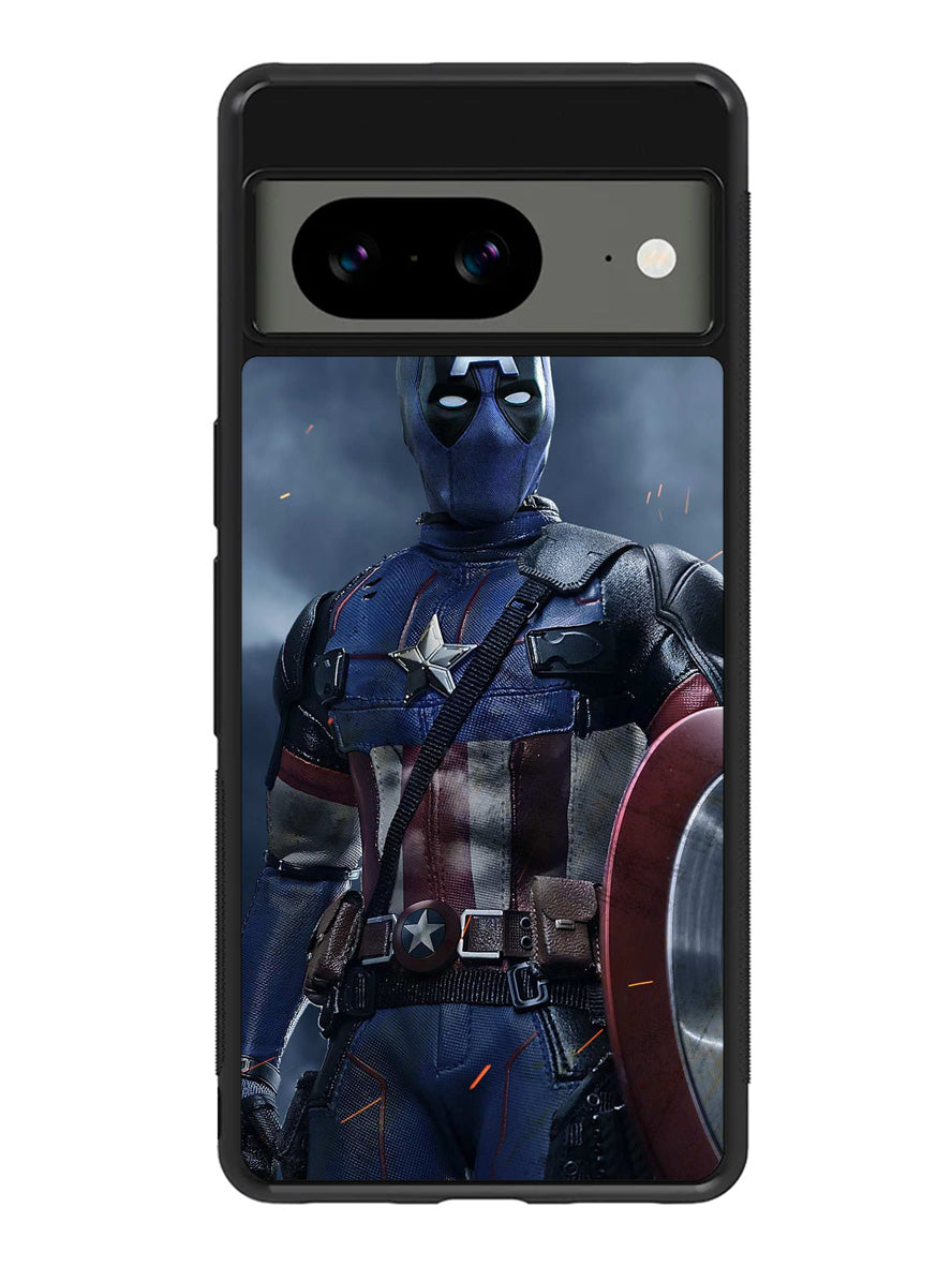 Deadpoll Captain America Google Pixel 8A Case QC4615