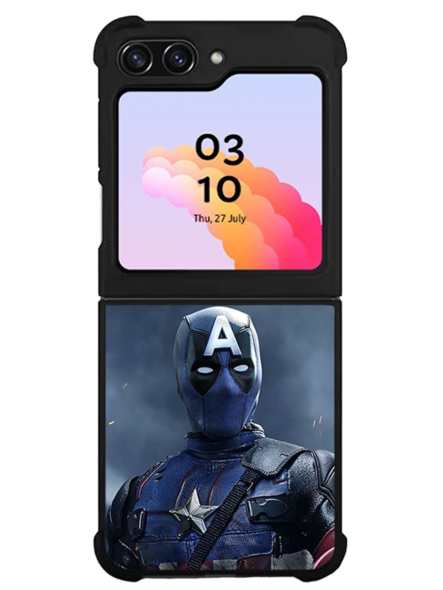 Deadpoll Captain America Samsung Galaxy Z Flip 5 5G 2023 Case OV4615