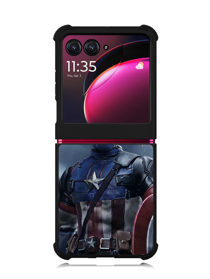 Deadpoll Captain America Motorola Moto Razr Plus 2023 , Moto Razr+ 2023 Case OV4615