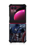 Deadpoll Captain America Motorola Moto Razr Plus 2023 , Moto Razr+ 2023 Case OV4615