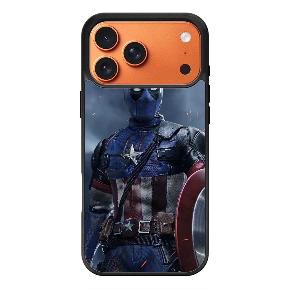 Deadpoll Captain America iPhone 17 Pro Max Case OV4615