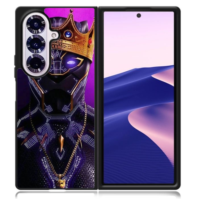 Black Panther Samsung Galaxy Z Fold 7 Case OV4155