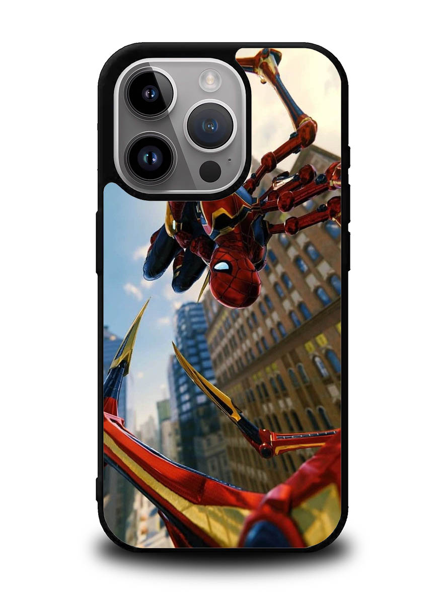 Iron Spiderman iPhone 16 Pro Max Case QC5290