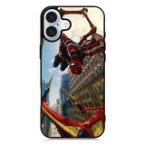 Iron Spiderman iPhone 16 Plus Case QC5290