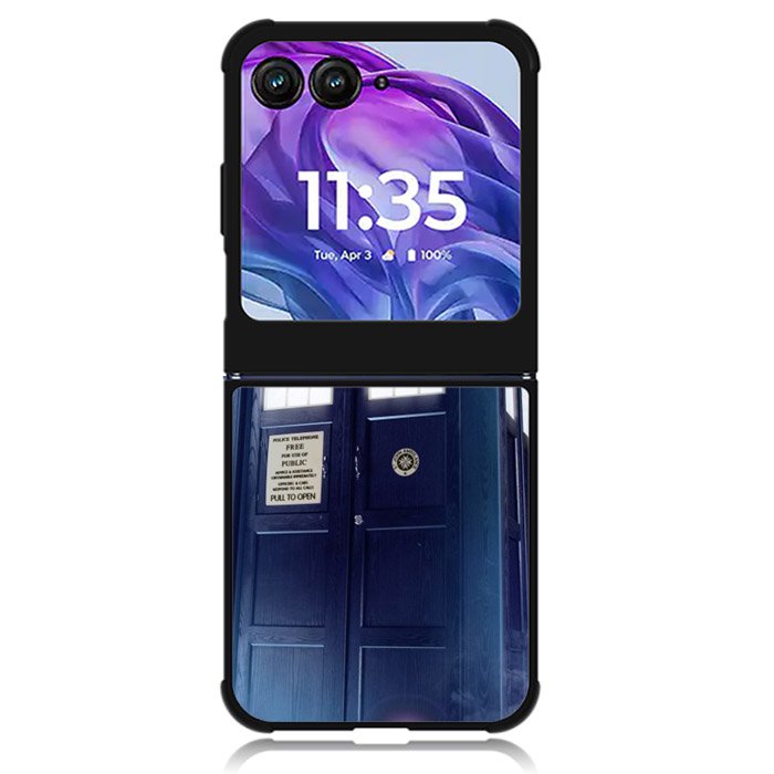 Doctor Who Police Box 2nd Motorola Moto Razr Plus 2024 , Moto Razr+ 2024 Case