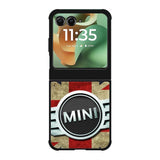 Mini Cooper Logo American Flag Motorola Moto RAZR 2025 Case OV0442