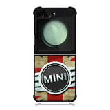 Mini Cooper Logo American Flag Samsung Galaxy Z Flip 6 5G 2024 Case OV0442