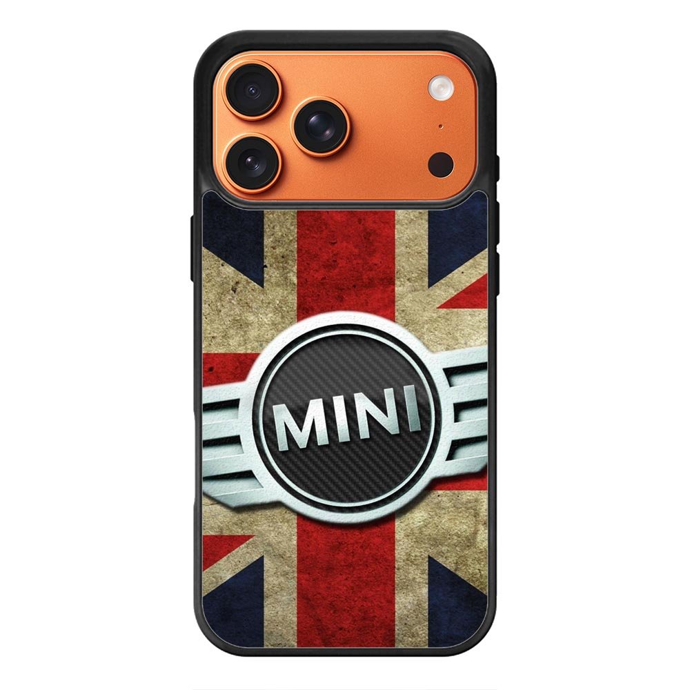 Mini Cooper Logo American Flag iPhone 17 Pro Max Case QC0442