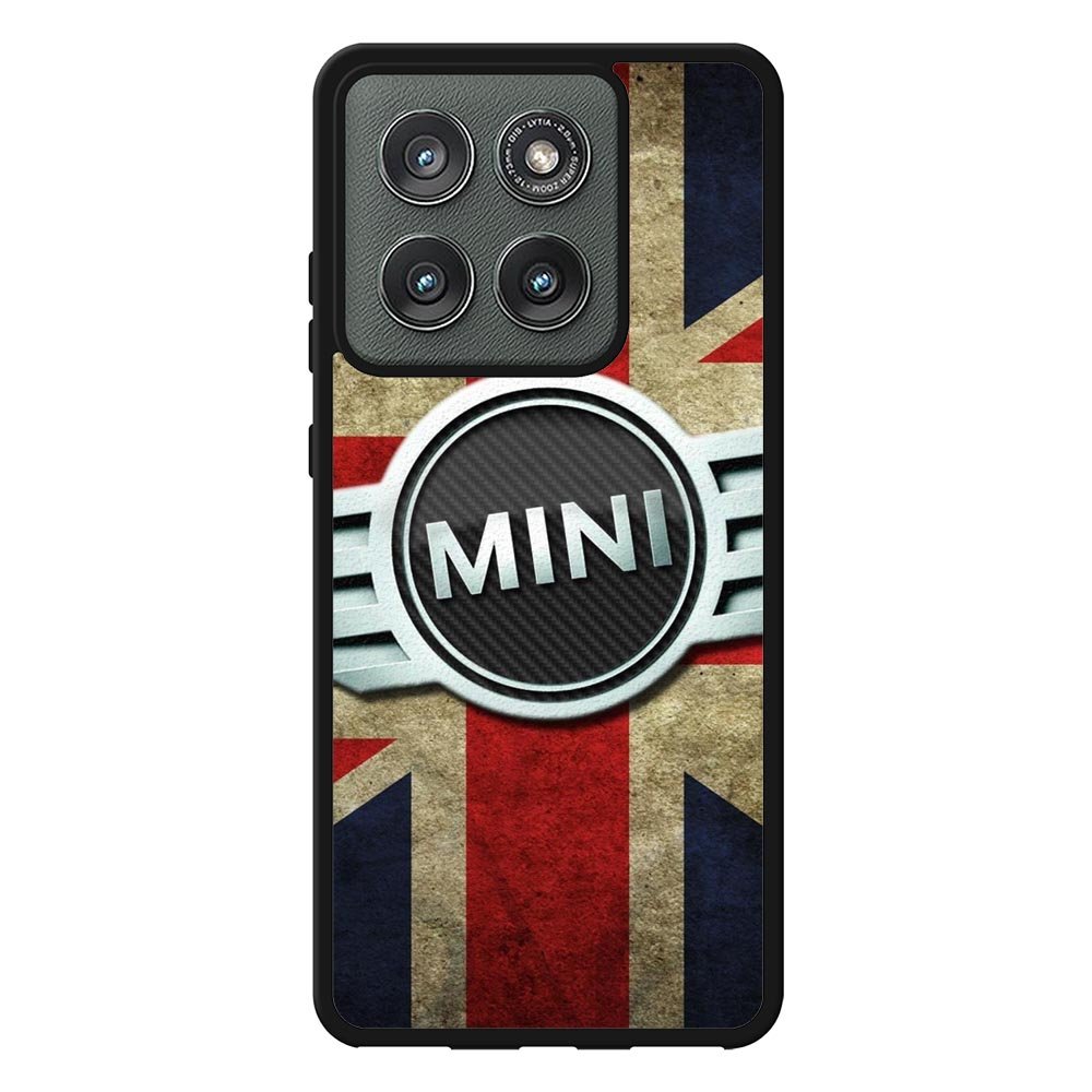 Mini Cooper Logo American Flag Motorola Moto Edge 2025 Case QC0442
