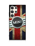 Mini Cooper Logo American Flag Samsung Galaxy S25 Ultra 5G Case QC0442