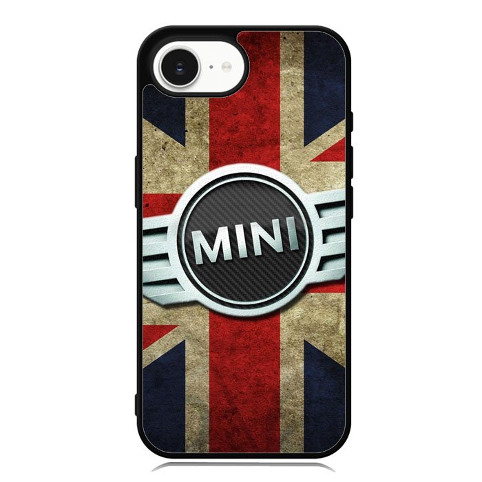 Mini Cooper Logo American Flag iPhone 16e Case OV0442