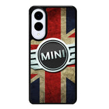 Mini Cooper Logo American Flag Samsung Galaxy S25 Edge 5G Case OV0442