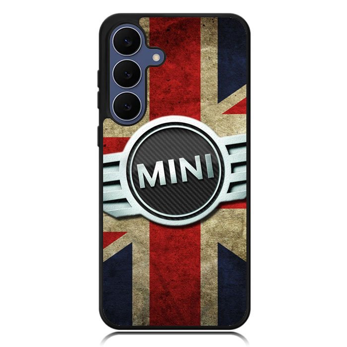 Mini Cooper Logo American Flag Samsung Galaxy S25 FE Case OV0442