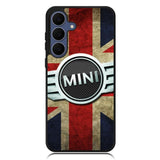Mini Cooper Logo American Flag Samsung Galaxy S25 FE Case OV0442