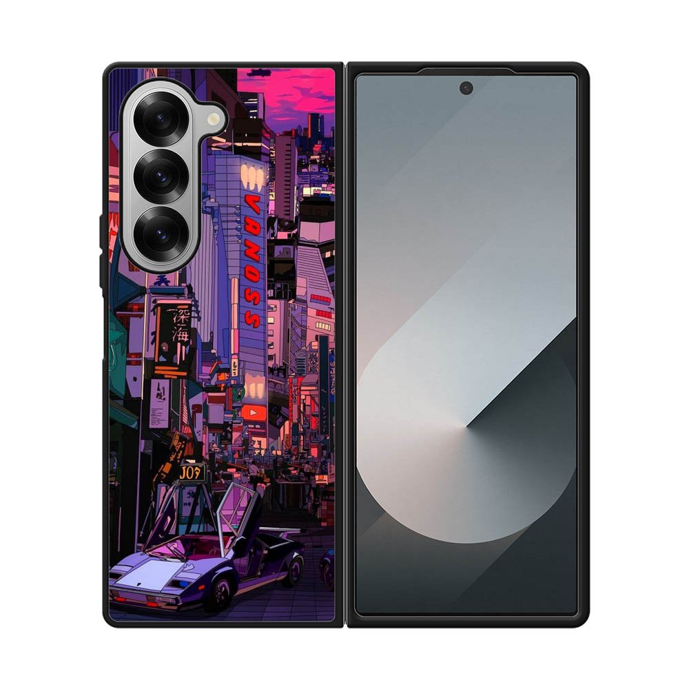 Japan Retro Samsung Galaxy Z Fold 7 5G Case QC5268