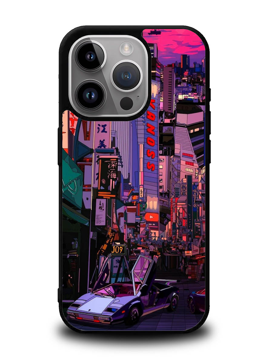 Japan Retro iPhone 16 Pro Max Case QC5268