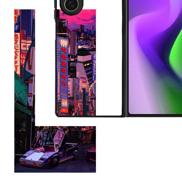 Japan Retro Samsung Galaxy Z Fold 6 5G 2024 Case OV5268