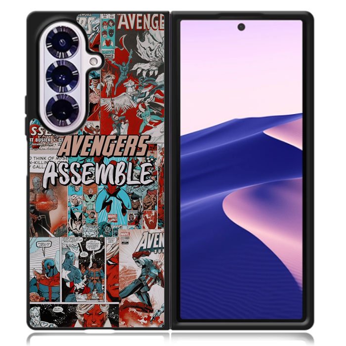Avengers Assemble Samsung Galaxy Z Fold 7 Case OV3974