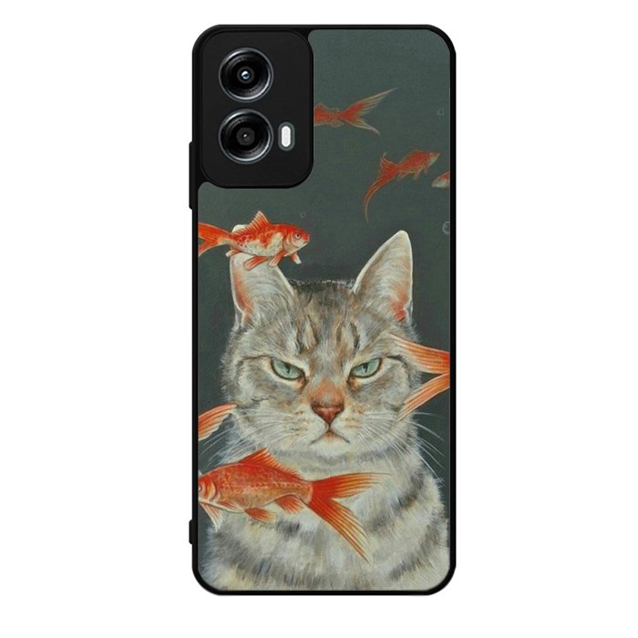 Cat Fish Motorola Moto G Play 2024 Case OV4397