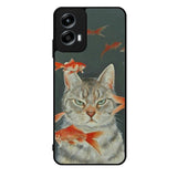 Cat Fish Motorola Moto G Play 2024 Case OV4397