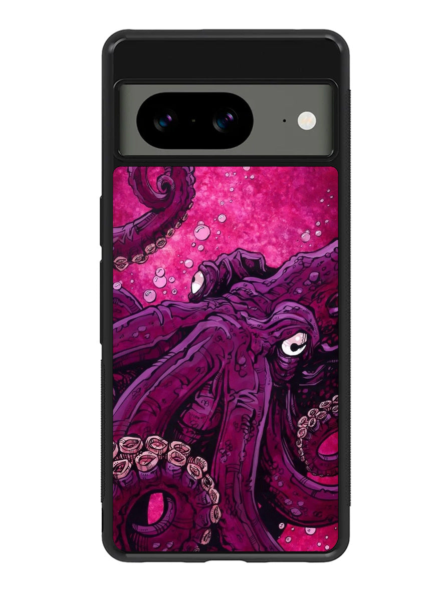 Purple Octopus Google Pixel 8A Case QC0452