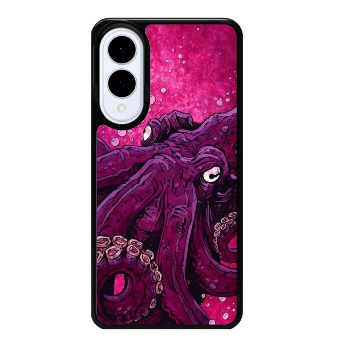 Purple Octopus Samsung Galaxy S25 Edge 5G Case OV0452