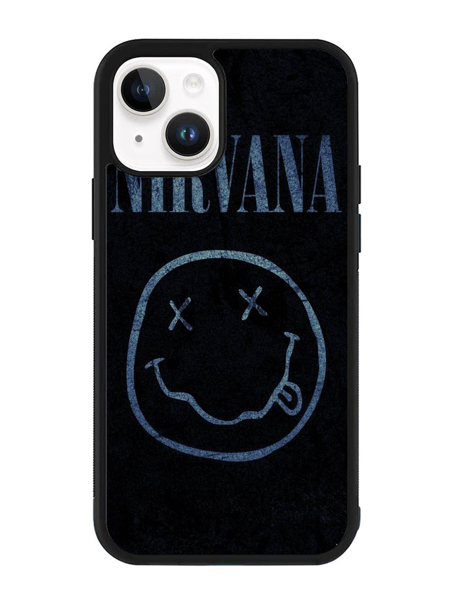 Nirvan Smiley Face iPhone 14 Case QC0455