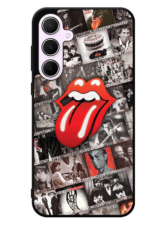 Rolling Stones Collage Samsung Galaxy A55 5G Case