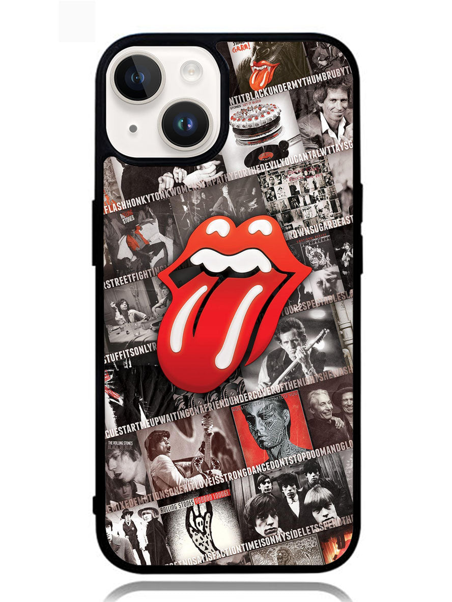 Rolling Stones Collage iPhone 14 Plus Case