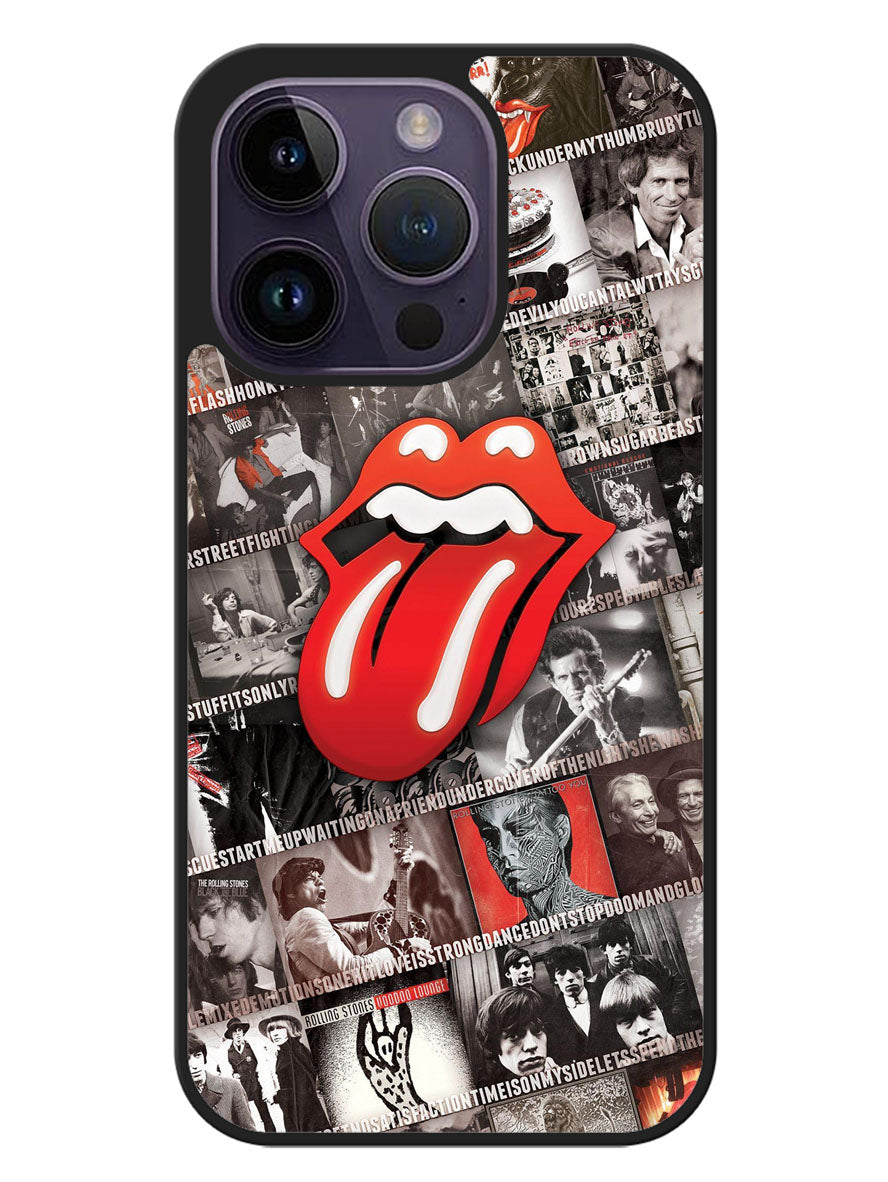 Rolling Stones Collage iPhone 14 Pro Case