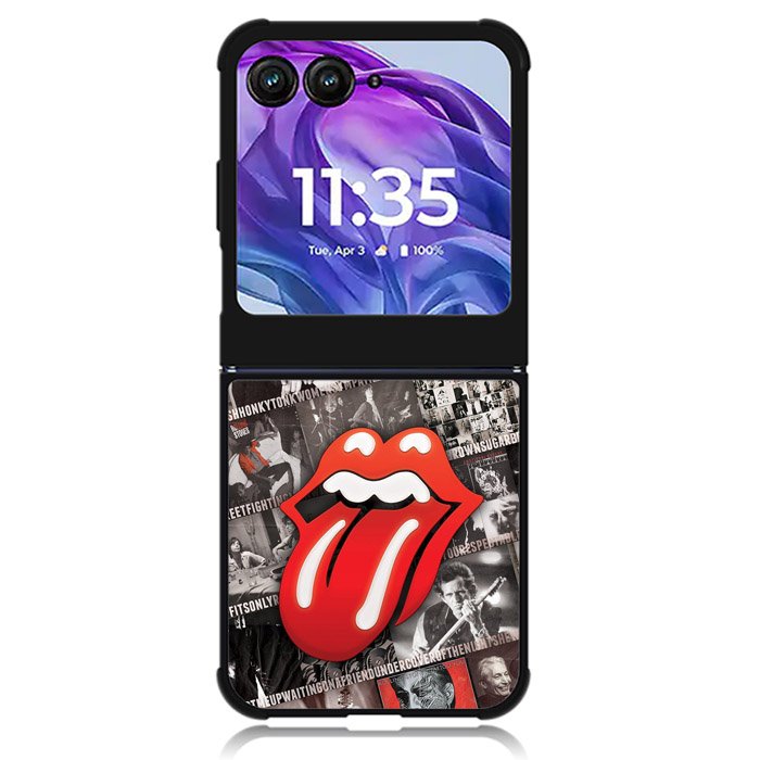 Rolling Stones Collage Motorola Moto Razr Plus 2024 , Moto Razr+ 2024 Case