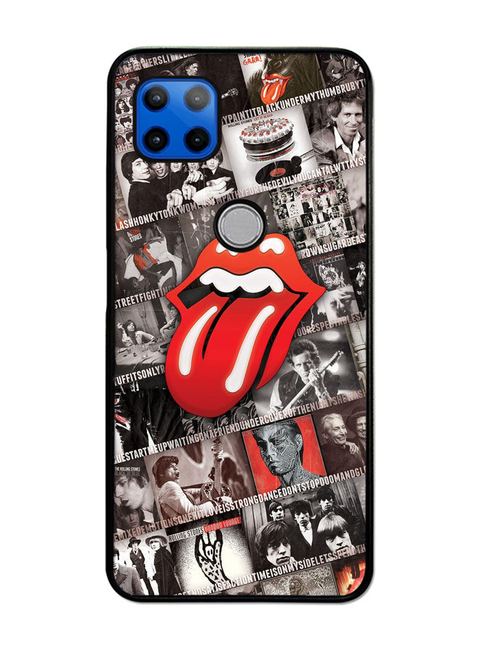 Rolling Stones Collage Motorola Moto G 5G Case , Moto One 5G Ace Case