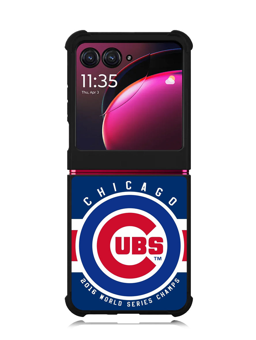 Chicago Cubs 2016 World Series Cahmps Motorola Moto Razr Plus 2023 , Moto Razr+ 2023 Case OV4447