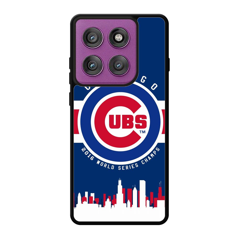 Chicago Cubs 2016 World Series Cahmps Motorola Moto Edge 60 Pro Case QC4447