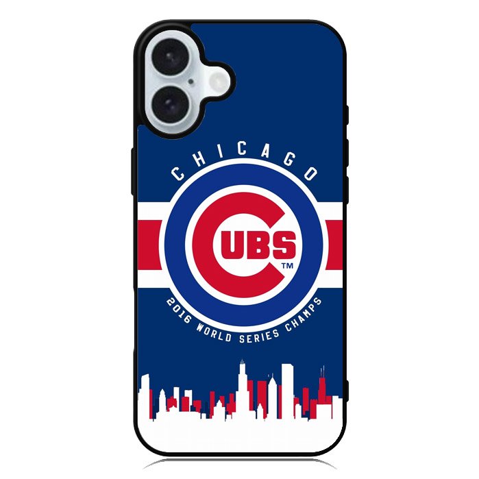 Chicago Cubs 2016 World Series Cahmps iPhone 16 Case QC4447