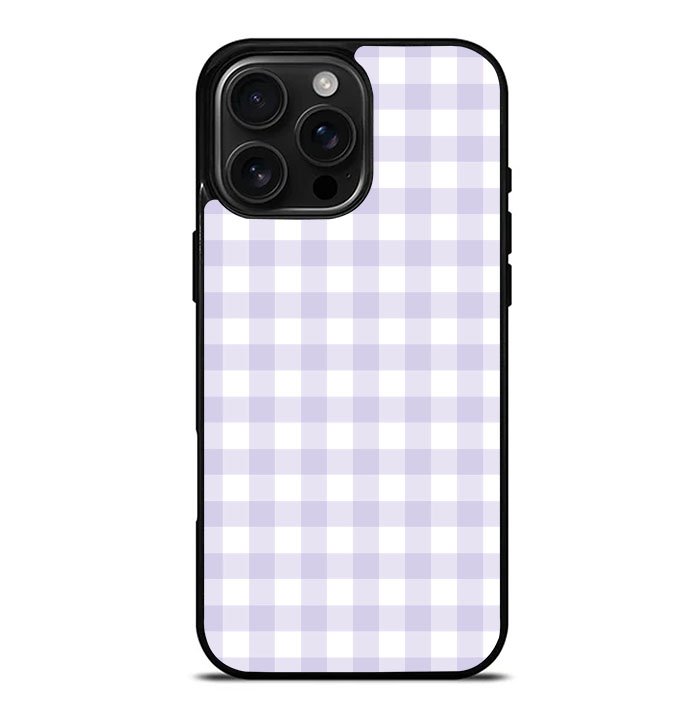 Checkerboard Purple FLB0368 iPhone 16 Pro Max Case