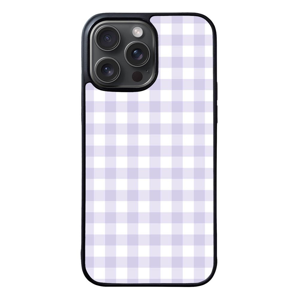 Checkerboard Purple FLB0368 iPhone 15 Pro Max Case
