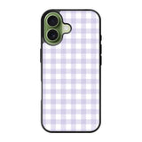 Checkerboard Purple FLB0368 iPhone 17 Case