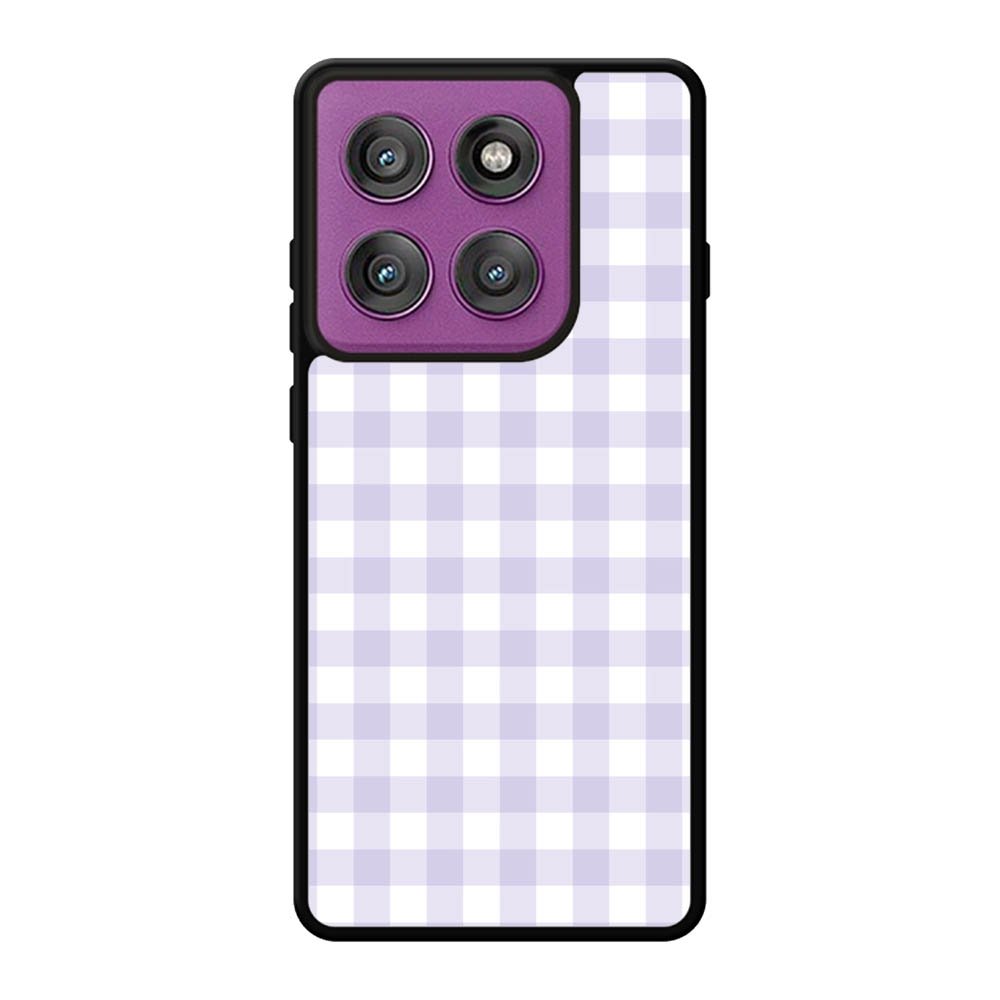 Checkerboard Purple FLB0368 Motorola Moto Edge 60 Pro Case