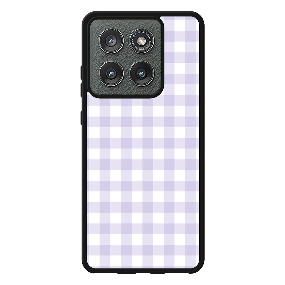 Checkerboard Purple FLB0368 Motorola Moto Edge 2025 Case