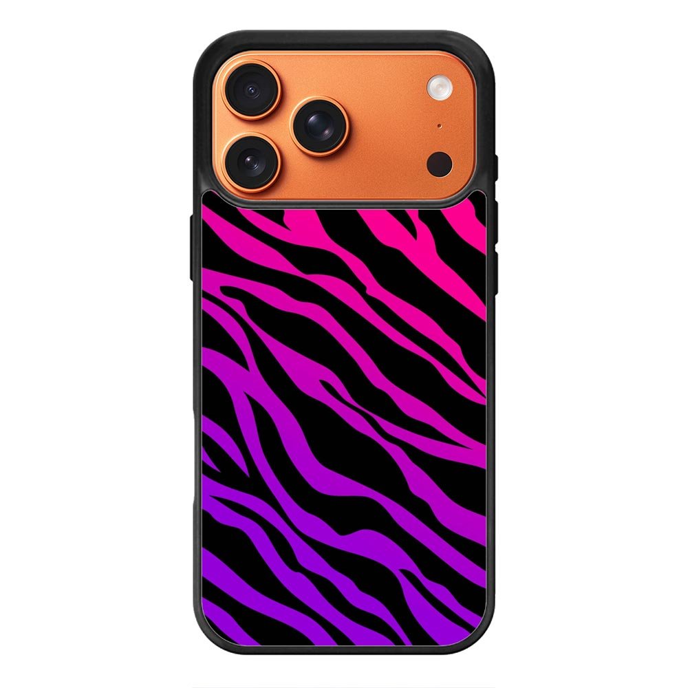 Pink Purple Zebra FLB0370 iPhone 17 Pro Case