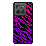 Pink Purple Zebra FLB0370 Motorola Moto Edge 2025 Case
