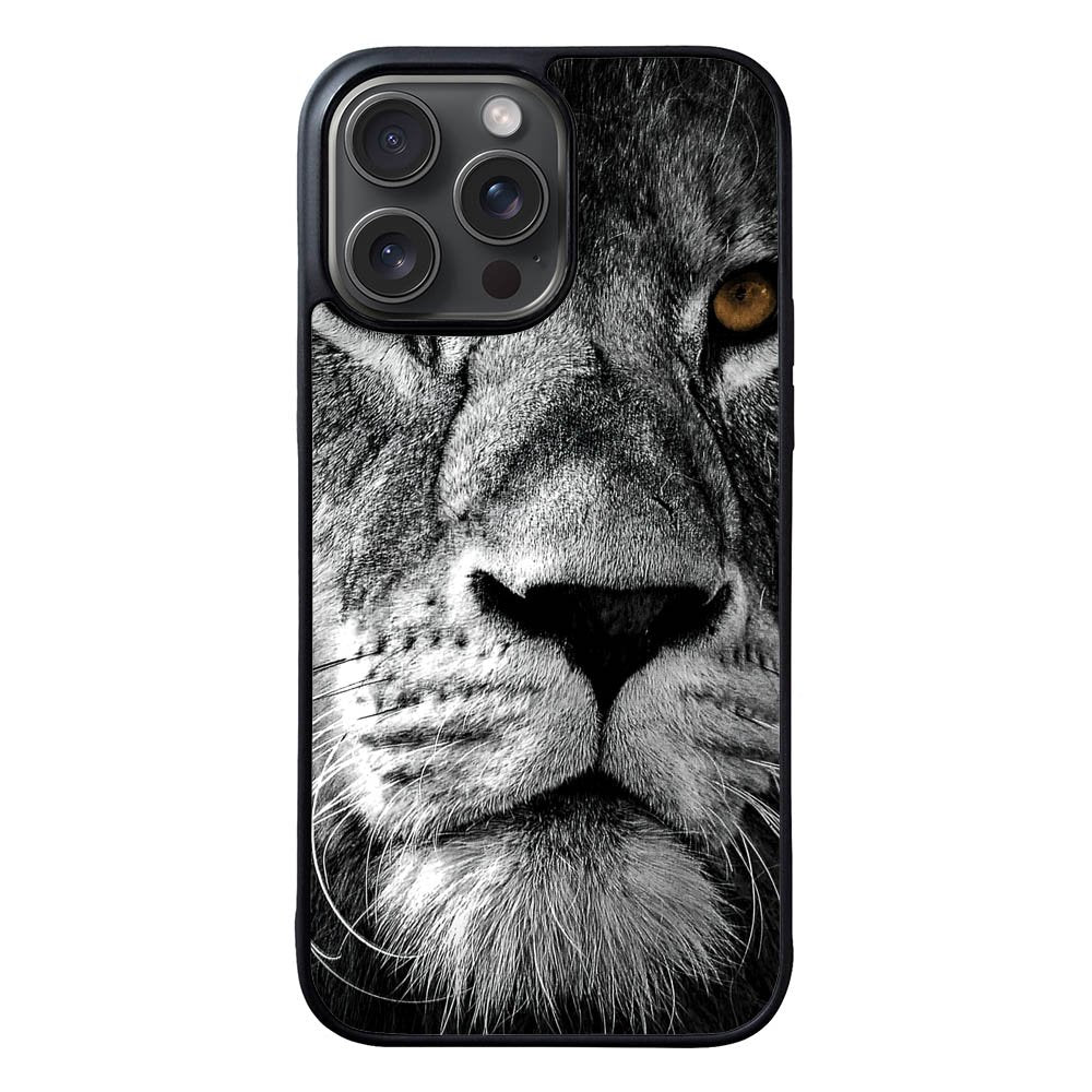 Lion Monochrome FLB0378 iPhone 15 Pro Max Case