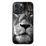Lion Monochrome FLB0378 iPhone 15 Pro Max Case