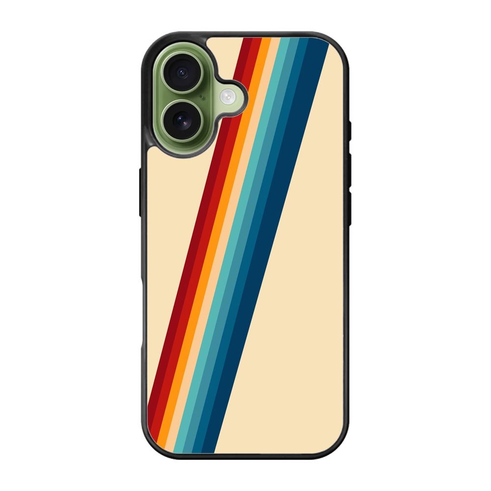 Retro Color Stripe FLB0407 iPhone 17 Case