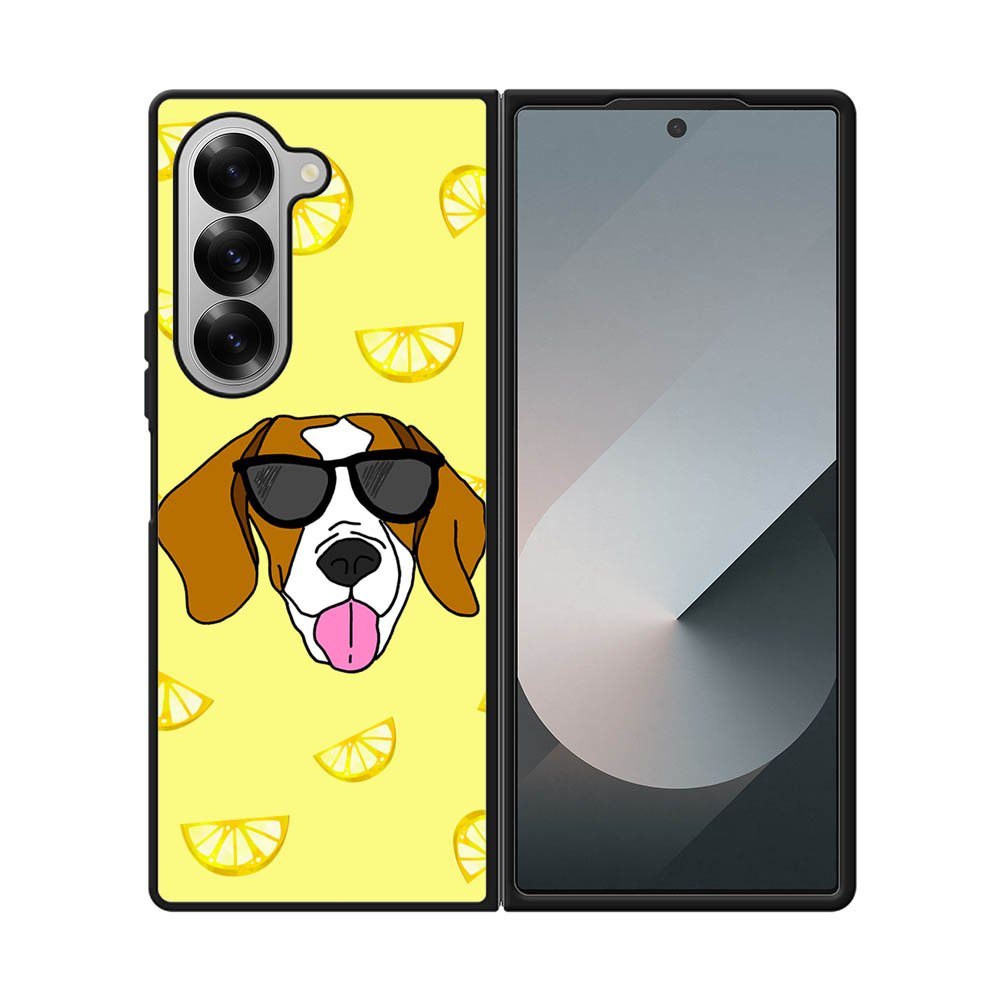 Beagle Lemon FLB0427 Samsung Galaxy Z Fold 7 5G Case