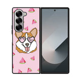 Corgi Watermelon FLB0428 Samsung Galaxy Z Fold 7 5G Case