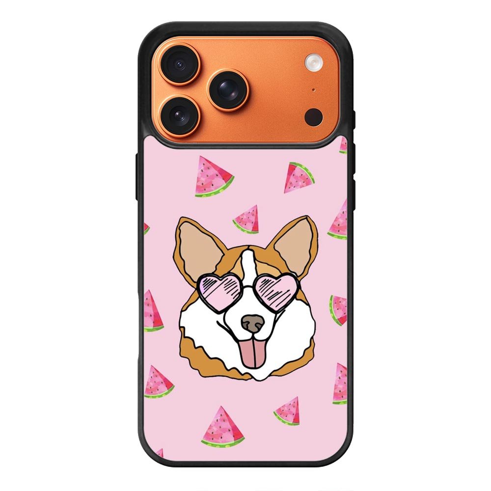 Corgi Watermelon FLB0428 iPhone 17 Pro Max Case
