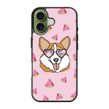 Corgi Watermelon FLB0428 iPhone 17 Case